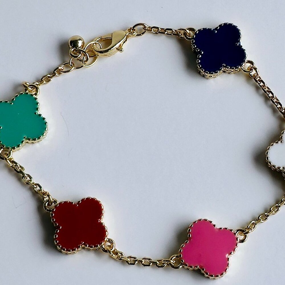 Bracelet‎ Gold And Pink - Picture 3 of 4